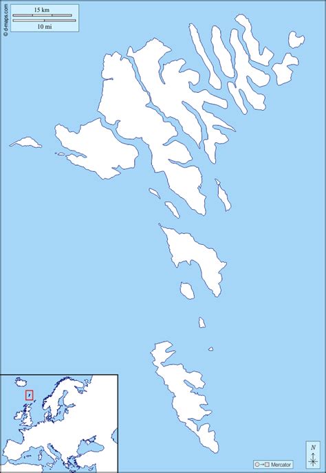 Islas Feroe Mapa Gratuito Mapa Mudo Gratuito Mapa En Blanco Gratuito Plantilla De Mapa Costas