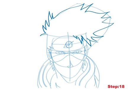 How To Draw Kakashi From Naruto Drawings Naruto