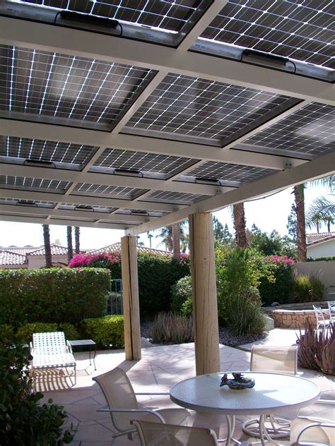 Use Pv Solar Panels To Shade A Patio Or A Carport This Way Theyre