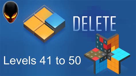 Delete Level 41 42 43 44 45 46 47 48 49 50 Minimal Puzzle Game Youtube