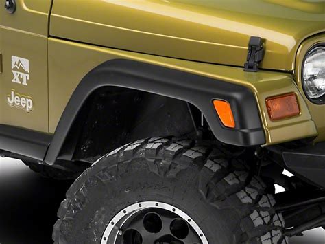 Jeep Wrangler Factory Style Fender Flares With Front Extensions 97 06