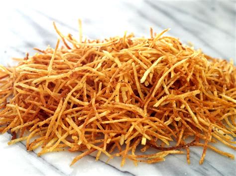 What can you cook in an air fryer? Crispy Crunchy Shoestring Potatoes - Simply Sated
