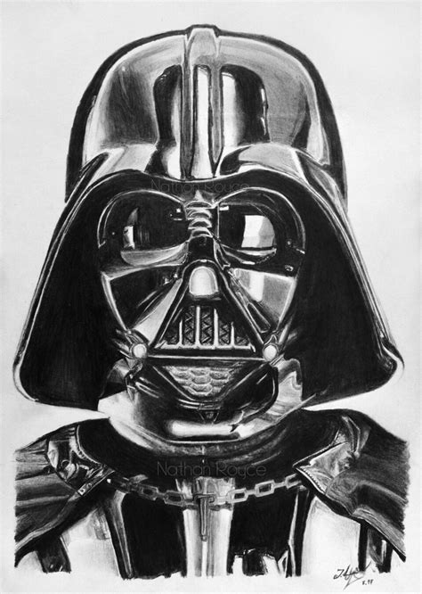 Darth Vader Helmet Pencil Drawing Drawingsa