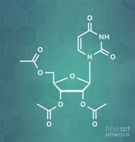 Uridine Triacetate Drug Molecule Photograph By Molekuul Science Photo