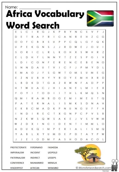 Geography Of Africa Word Search Puzzle Word Search Pu Vrogue Co