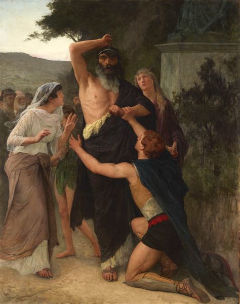 Emile Friant Oedipus Curses His Son Polynices 1883 R Museum