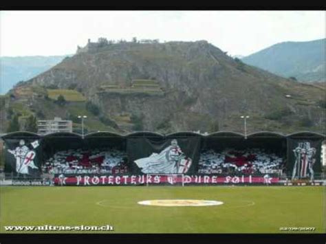 Fifa 18 fc sion geitonia league s01 e01. Ultras Sion Tifos Kop Nord Tourbillon - YouTube