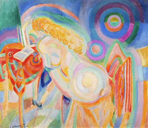 Nude Woman Reading Painting By Robert Delaunay Fine Art America My XXX Hot Girl