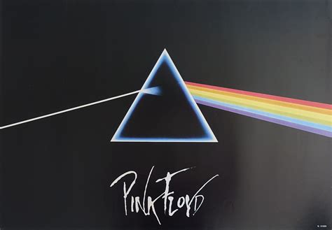 1988 Pink Floyd The Dark Side Of The Moon Original Vintage Poster In