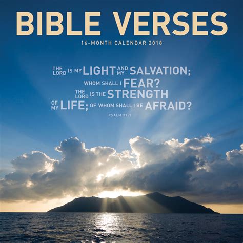 Read this article, short inspirational bible quotes to get just that. Bible Verses Calendar - 2018 Square Wall | Carousel Calendars