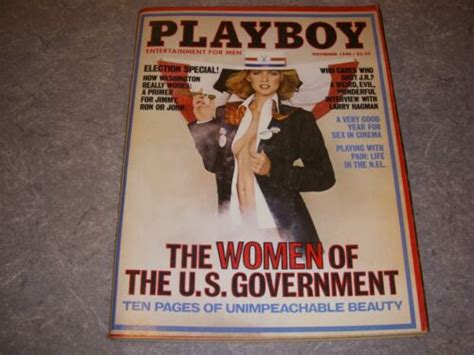 PLAYBOY Magazine NOVEMBER 1980 WOMEN OF THE U S GOVERNMENT JEANA