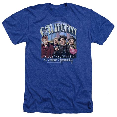 I Love Lucy California A Golden Opportunity Royal Blue Shirts Etsy