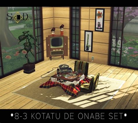 8 3 Kotatu De Onabe Hibati De Oyatu Sets At Daer0n Sims 4 Designs