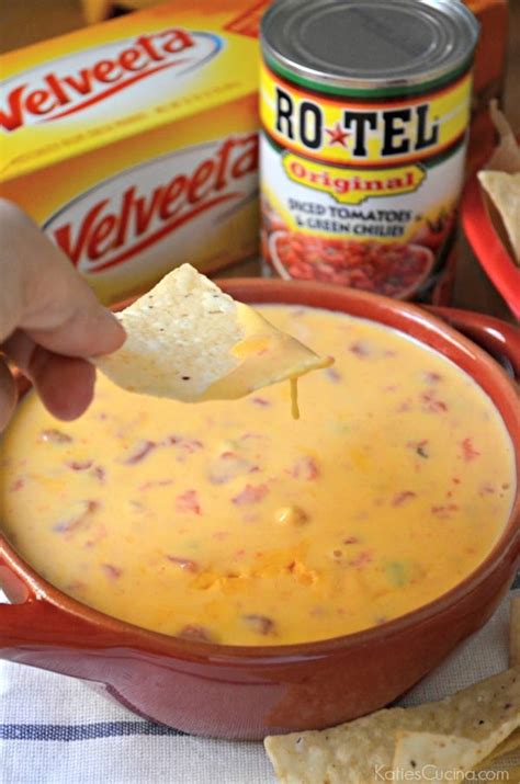 Rotel Cheese Dip Katie S Cucina