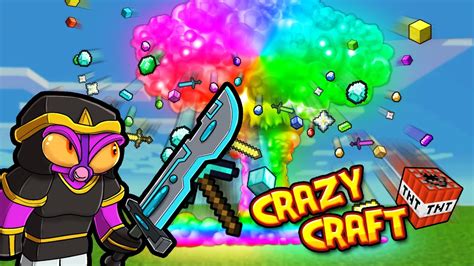 We Created The Most Crazy Mod Pack Crazy Craft 40 Youtube