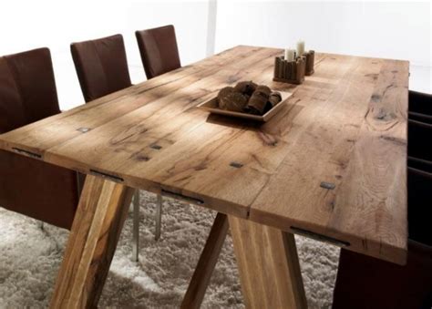 Modern Dining Tables Solid Wood Provide A Warm Atmosphere In The Room