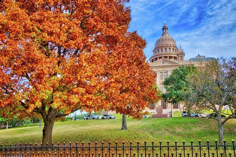 Fall Beauty At The Texas State Capital Photograph By Lynn Bauer Fine
