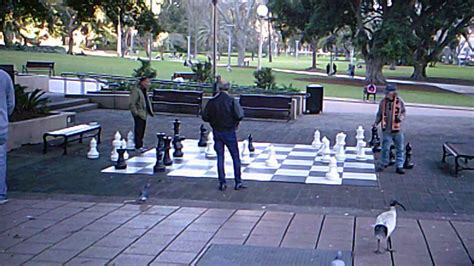 Giant Chess Board In Hyde Park Youtube