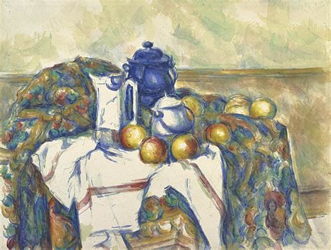 Paul Cézanne Still Life With Blue Pot C 1900 1906 Watercolor And