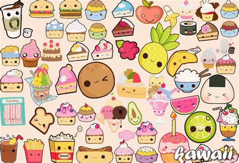 Pin By Niko On Dibus Comida Kawaii Wallpaper Cute Food Wallpaper