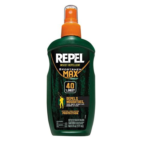 Repel Insect Repellent 6-Oz.Sportsmen Max Formula Pump Spray | Camping ...