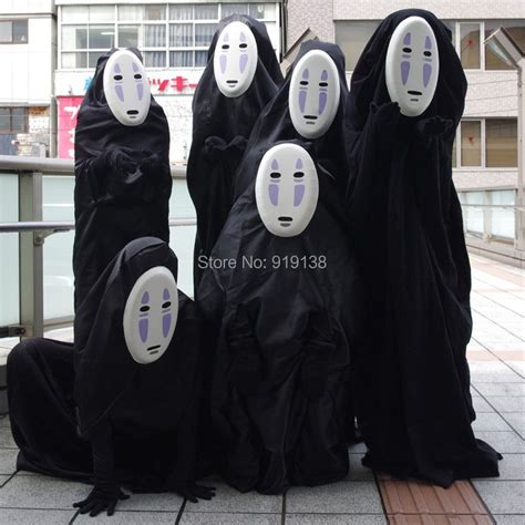 El Viaje De Chihiro Kaonashi No Face Faceless Hombre Ghibli De Halloween Cosplay Del Anime