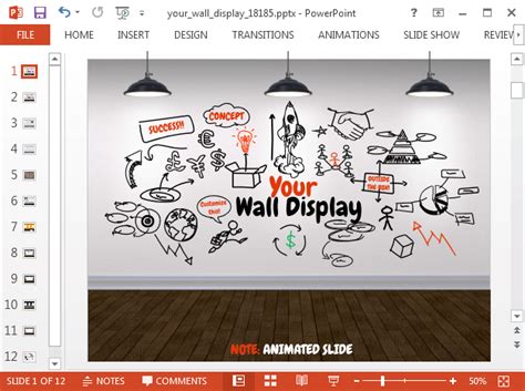 Animated Picture Gallery Powerpoint Template