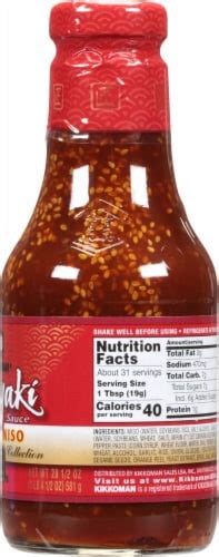 Kikkoman Takumi Collection Spicy Miso Teriyaki Sauce 6 Pack 6 Ct