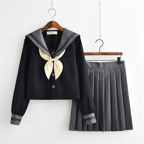 Jk School Uniform Wind Suit Japanese Orthodox Soft Sister Skirt Sailor
