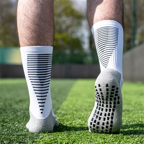 Pairs Pack White Soccer Socks Anti Slip Football Training Socks