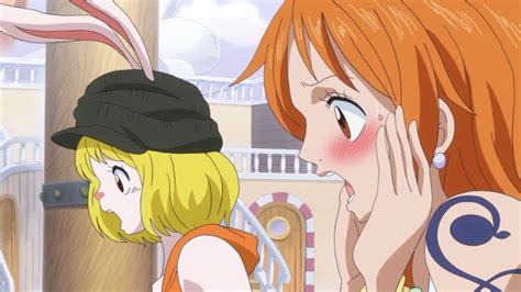 Nami And Carrot Blushed One Piece Anime Episode 785