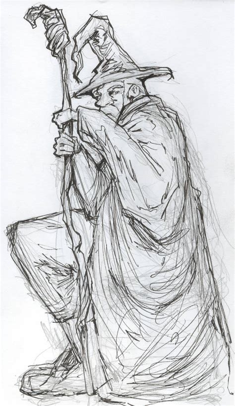 Wizard Sketch By Bms Da On Deviantart