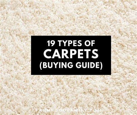 19 Different Types Of Carpets Styles And Pile Options Buying Guide