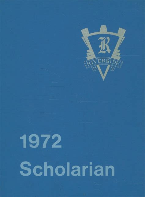 1972 Yearbook From Riverside High School From Dearborn Heights