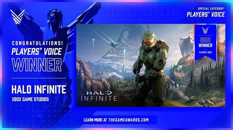 Halo Infinite Wins Players Voice Award At The Game Awards 2021