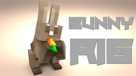 Cinema 4d Minecraft Free Bunny Rig Youtube