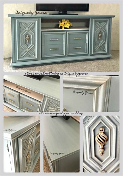 How To Repurpose An Old Dresser Into A French Farmhouse Media Console