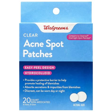Walgreens Acne Spot Patches 20 Ct 10 Mm 12 Mm Shipt