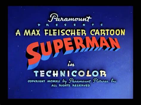 Looking Back At The Classic Max Fleischer Superman Cartoons And