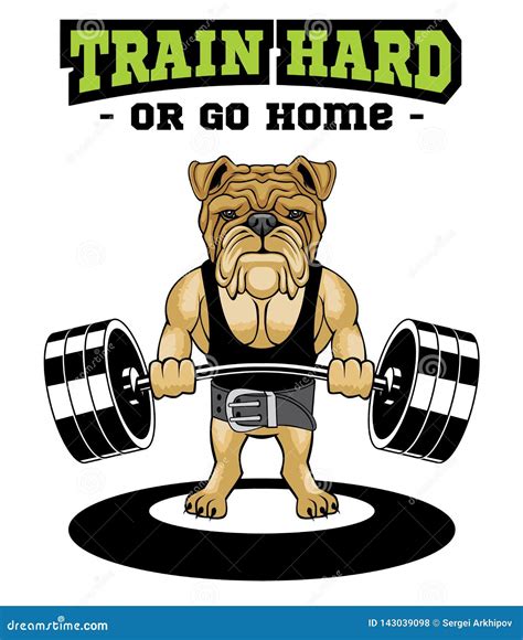 Train Hard Or Go Home Motivational Quote For Fitness Creative Sport