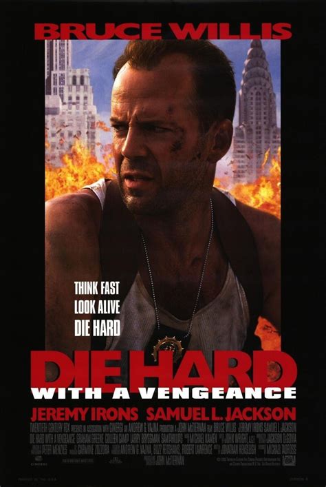 Die hard 3 ) is an action, adventure, thriller film directed by john mctiernan and written by jonathan hensleigh, roderick thorp. Die Hard: With a Vengeance DVD Release Date