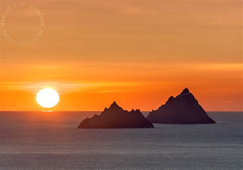 Mystical Skelligs Sunset County Kerry Ireland The Wild Atlantic Way