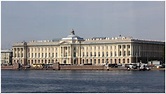 St. Petersburg. Die Russische Kunstakademie am Universitätskai. 18.05. ...