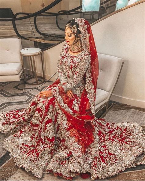 Annamahmad Pakistanstylelookbook Red Bridal Dress Asian Bridal