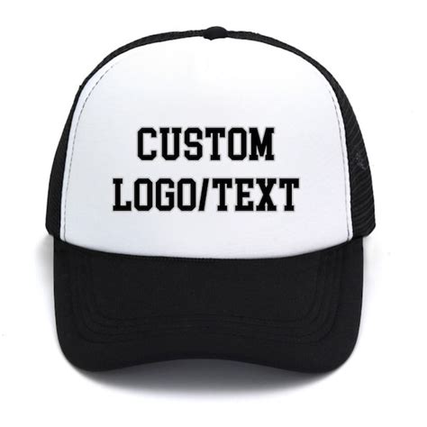 Custom Logo Hats Etsy