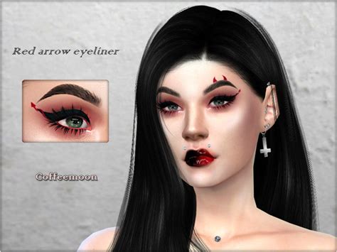 The Sims Resource Red Arrow Eyeliner Devils Tail