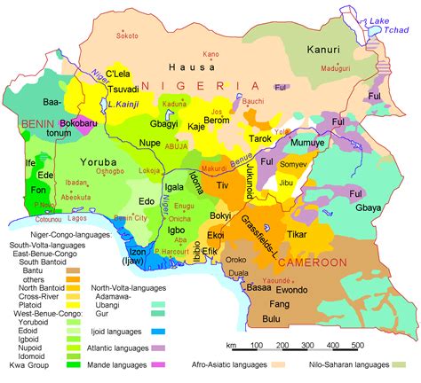 Map Of Ethnic Groups In Nigeria As It Revolves From 1901 2015