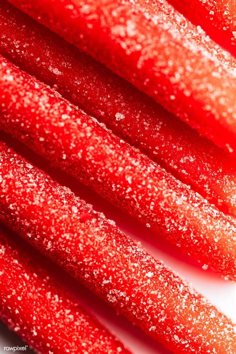 Download Premium Image Of Red Chewy Candies Coated With Sugar 2282114