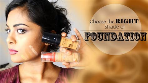 How To Choose The Right Shade Of Foundation Back To Basics For