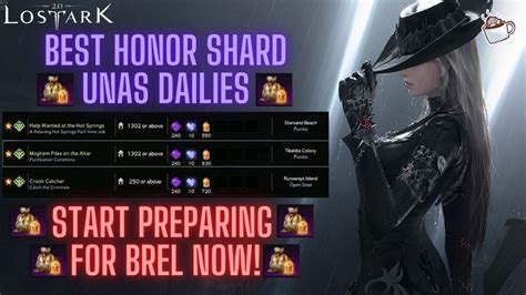 Lost Ark Best Honor Shard Unas Dailies ~START PREPARING FOR BRELSHAZA